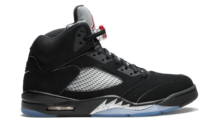 AJ 5 Retro Black Metallic